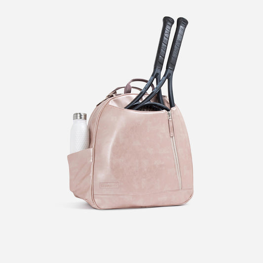 Melbourne tennis bag Rose V-leather