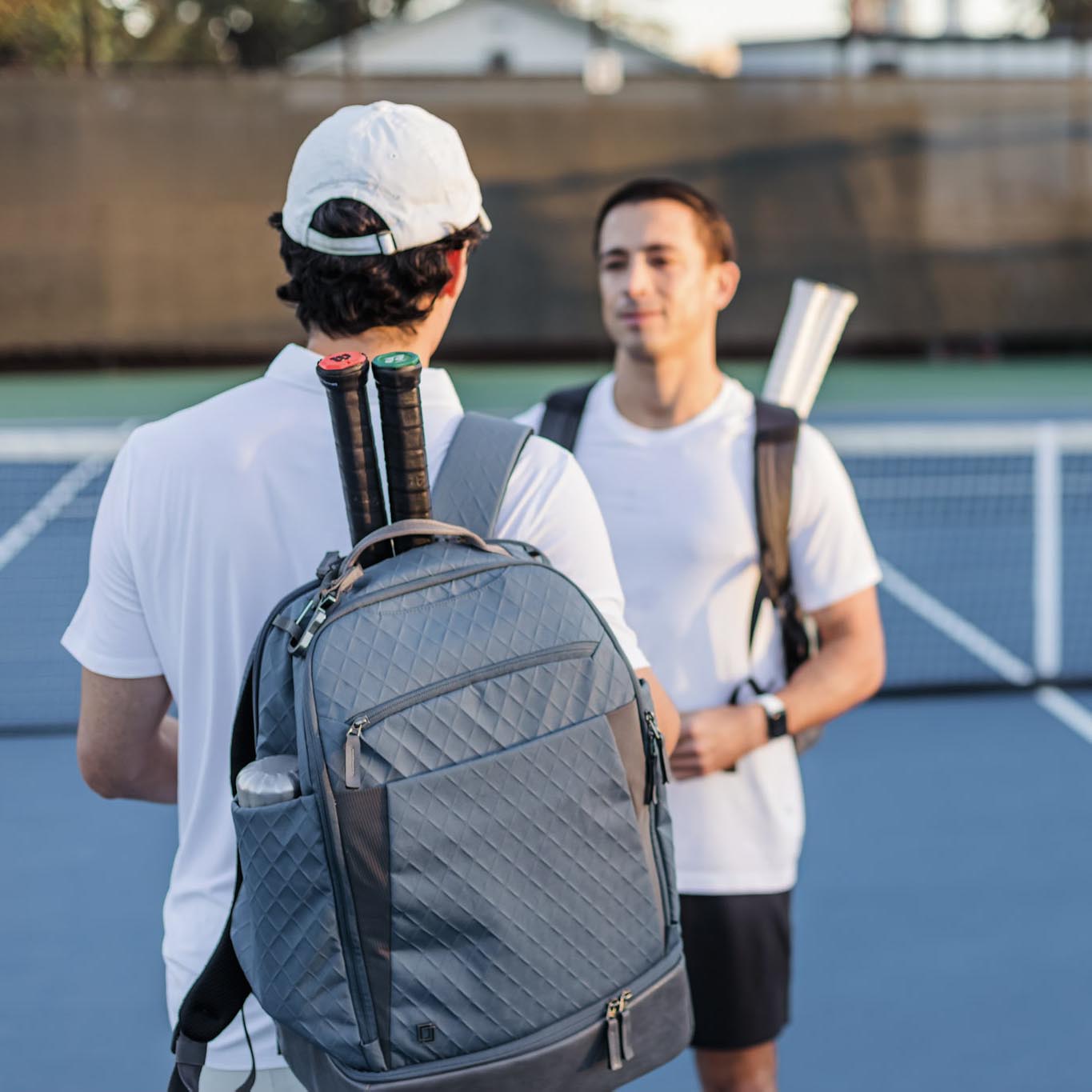 DoubleTake NYC Tennis Backpack Steel